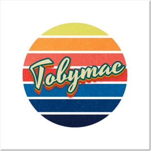 Circle Retro Vintage Tobymac Posters and Art